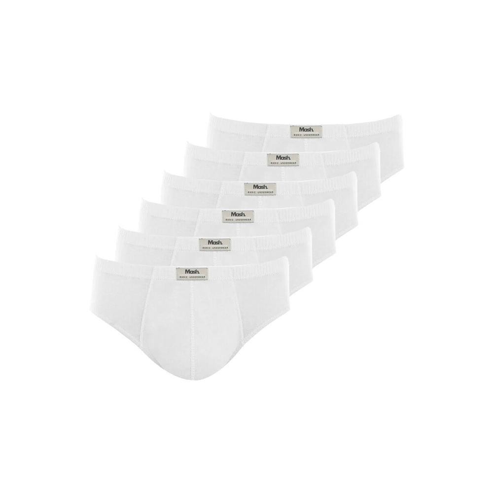 Kit com 6 Cuecas Slip Mash 074.59 Plus Size Kit com 6 Cuecas Slip Mash 074.59 Plus Size
