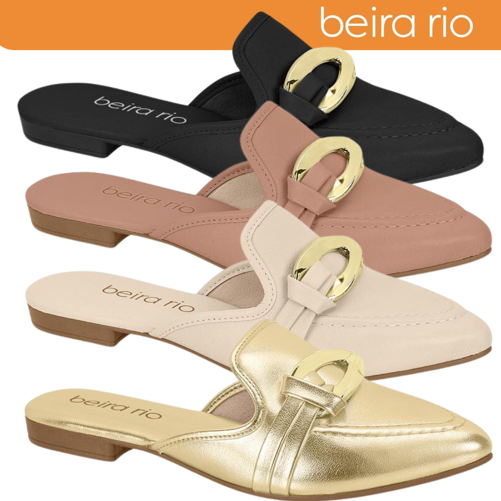Sandalia Mule Feminino Beira Rio Confortável Sandalia Mule Feminino Beira Rio Confortável