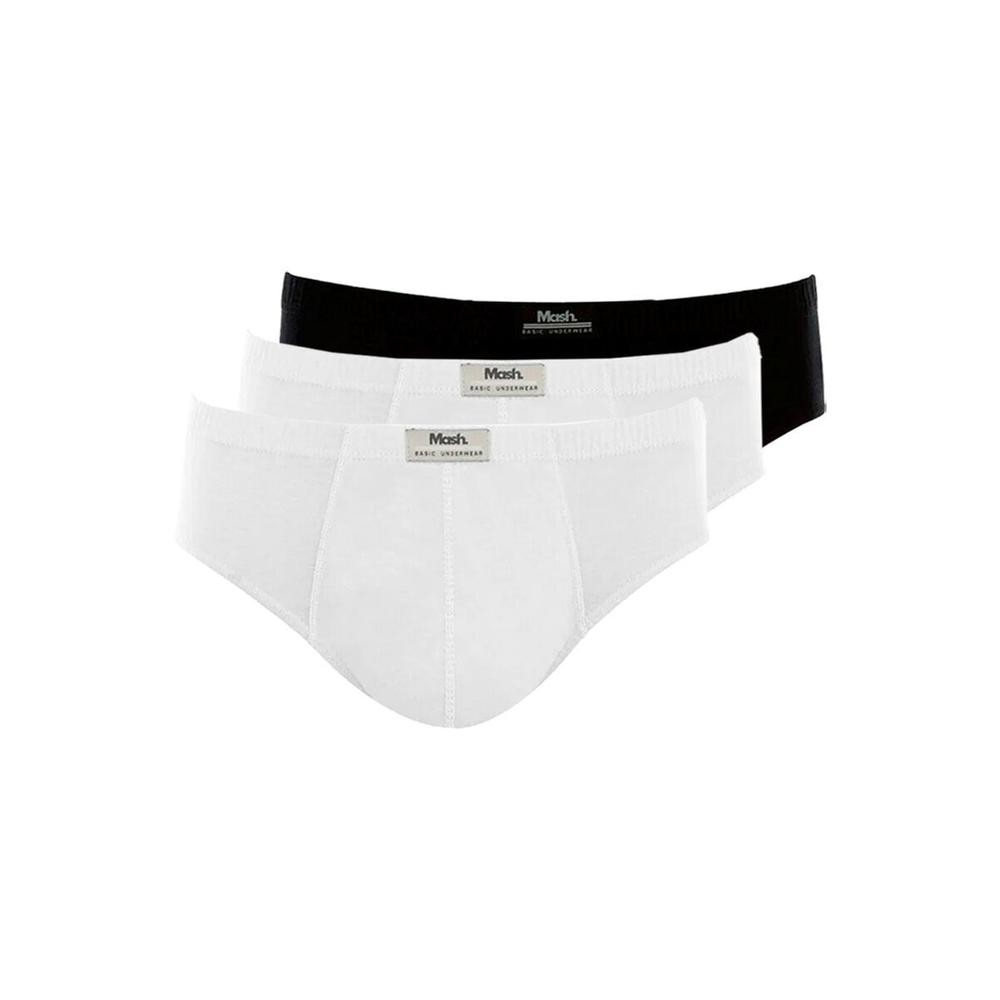 Kit com 3 Cuecas Slip Mash 074.59 Plus Size Colorido Kit com 3 Cuecas Slip Mash 074.59 Plus Size Colorido