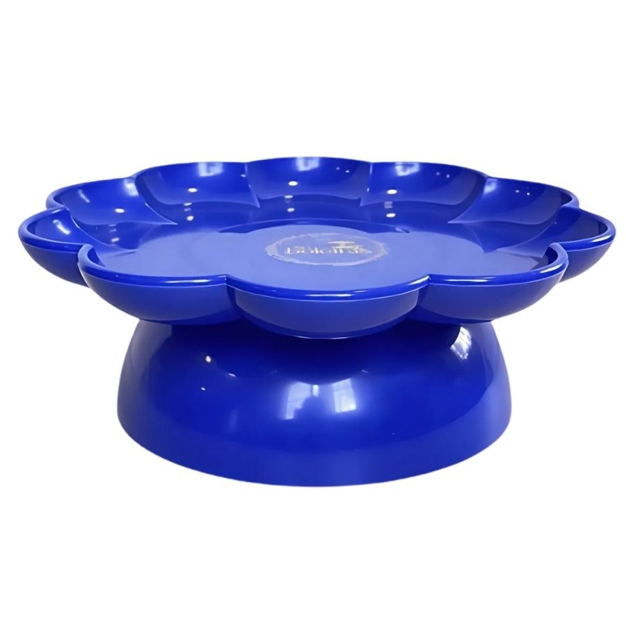 Bandeja Flower Com Pé – 205mm – Azul Bic – 1 unidade – Só Boleiras – Rizzo Bandeja Flower Com Pé – 205mm – Azul Bic – 1 unidade – Só Boleiras – Rizzo