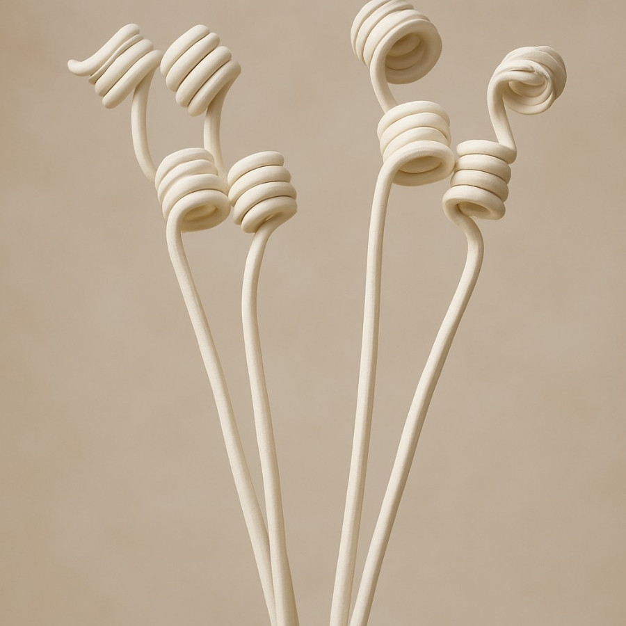 Palito Para Aromatizador – Varetas Espirais – 25cm – 5 unidades – Rizzo Palito Para Aromatizador – Varetas Espirais – 25cm – 5 unidades – Rizzo
