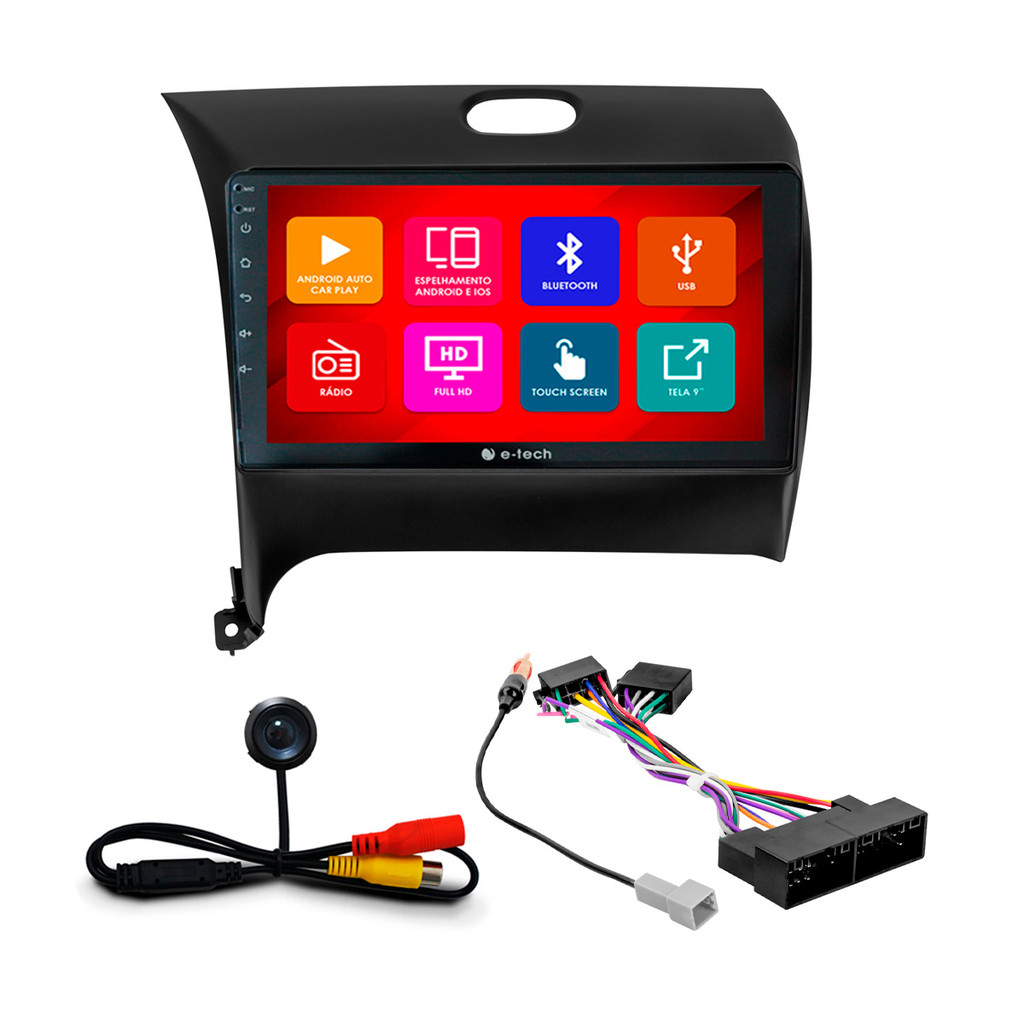 Kit Multimídia 9 Pol Cerato 2013 2014 2015 2016 2017 Android Auto CarPlay Qa+ 2 Din Preto Espelhamento Android Ios Kit Multimídia 9 Pol Cerato 2013 2014 2015 2016 2017 Android Auto CarPlay Qa+ 2 Din Preto Espelhamento Android Ios