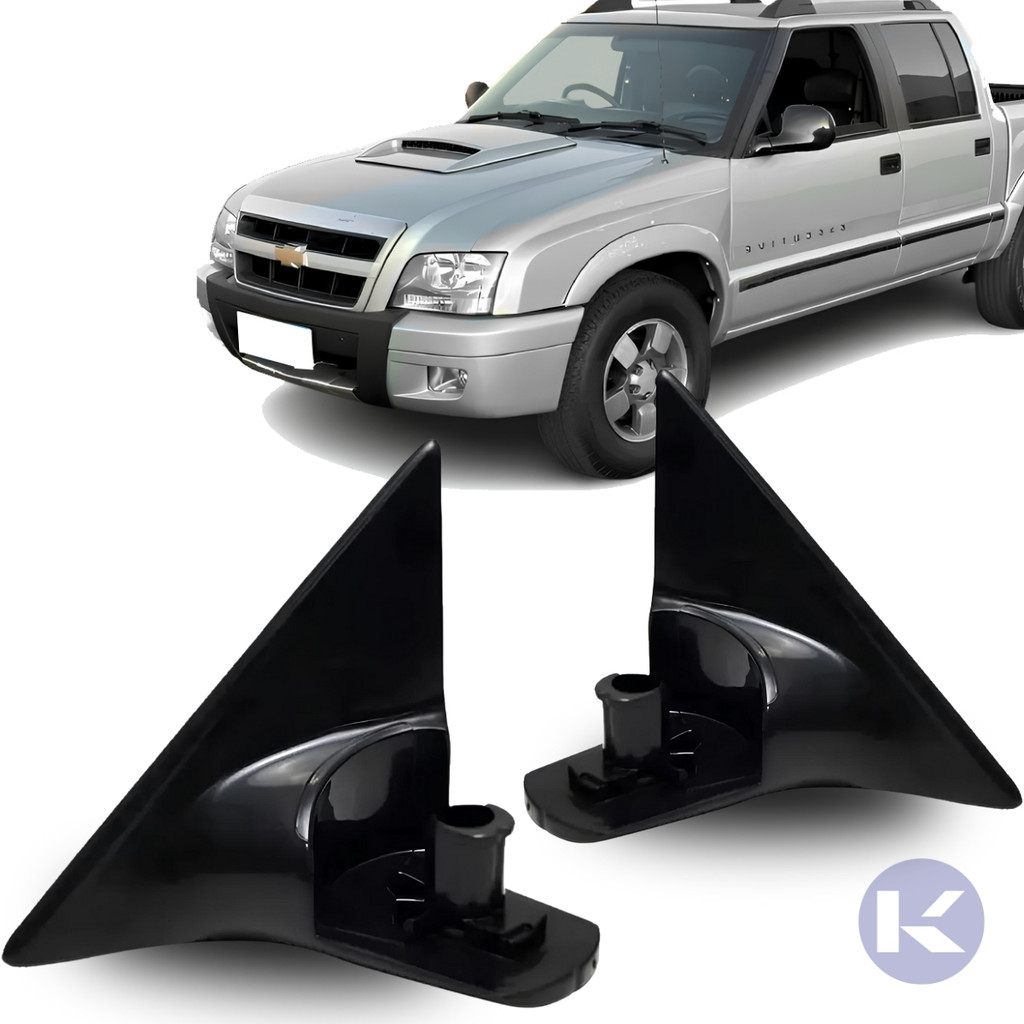 Suporte Base Pé Retrovisor Externo S10 Blazer 1995 a 2011 Suporte Base Pé Retrovisor Externo S10 Blazer 1995 a 2011