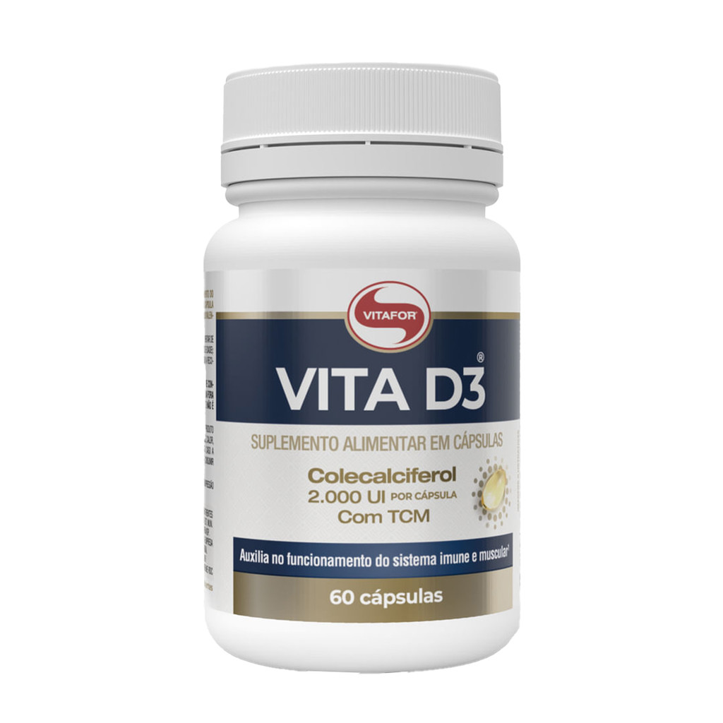 Vita D3 – 60 Capsulas – Vitafor Vita D3 – 60 Capsulas – Vitafor