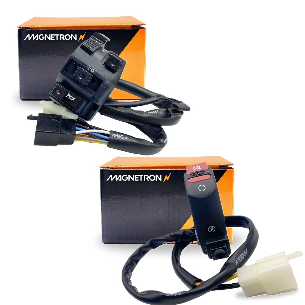 Chave de Luz + Punho de Partida Nxr 150 Bros Es 2003-2005 Magnetron Chave de Luz + Punho de Partida Nxr 150 Bros Es 2003-2005 Magnetron