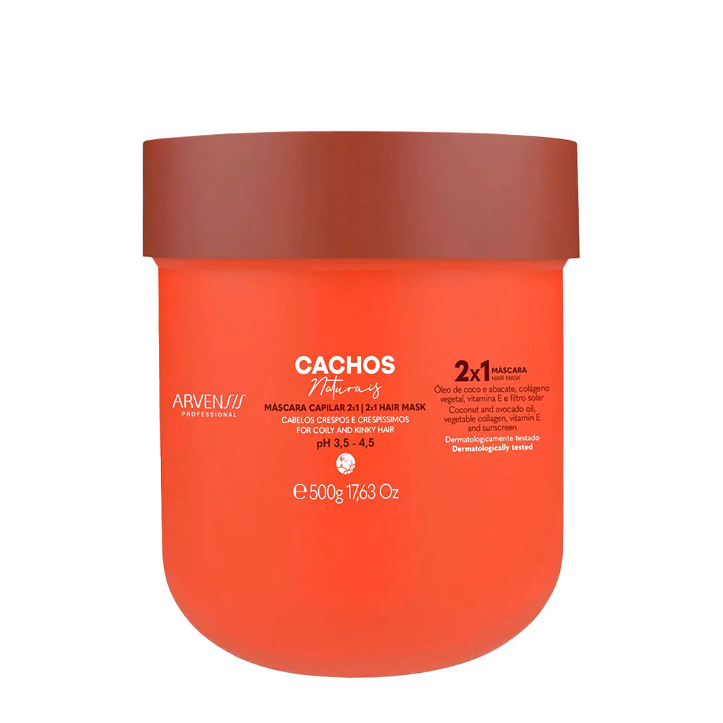 Arvensis Cachos Naturais 2×1 No Poo – Máscara Capilar 500g Arvensis Cachos Naturais 2×1 No Poo – Máscara Capilar 500g