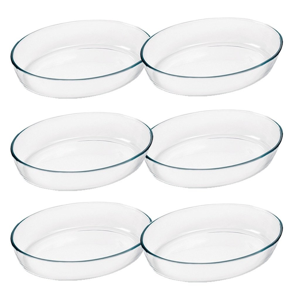 Conjunto de Assadeiras Marinex Oval 2,4 Litros Pequena 6 Peças Conjunto de Assadeiras Marinex Oval 2,4 Litros Pequena 6 Peças