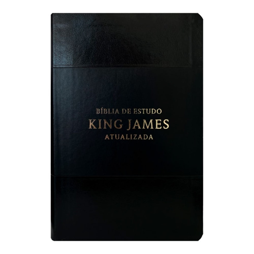 Bíblia de Estudo | King James Atualizada | Full Color | Capa PU | Preta Bíblia de Estudo | King James Atualizada | Full Color | Capa PU | Preta