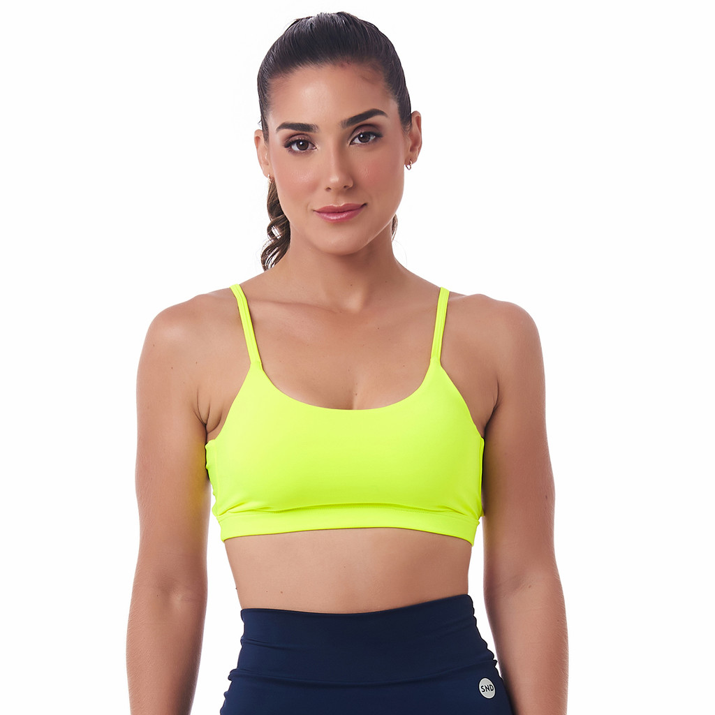 Top Cut Amarelo Neon SND Fitness Top Cut Amarelo Neon SND Fitness