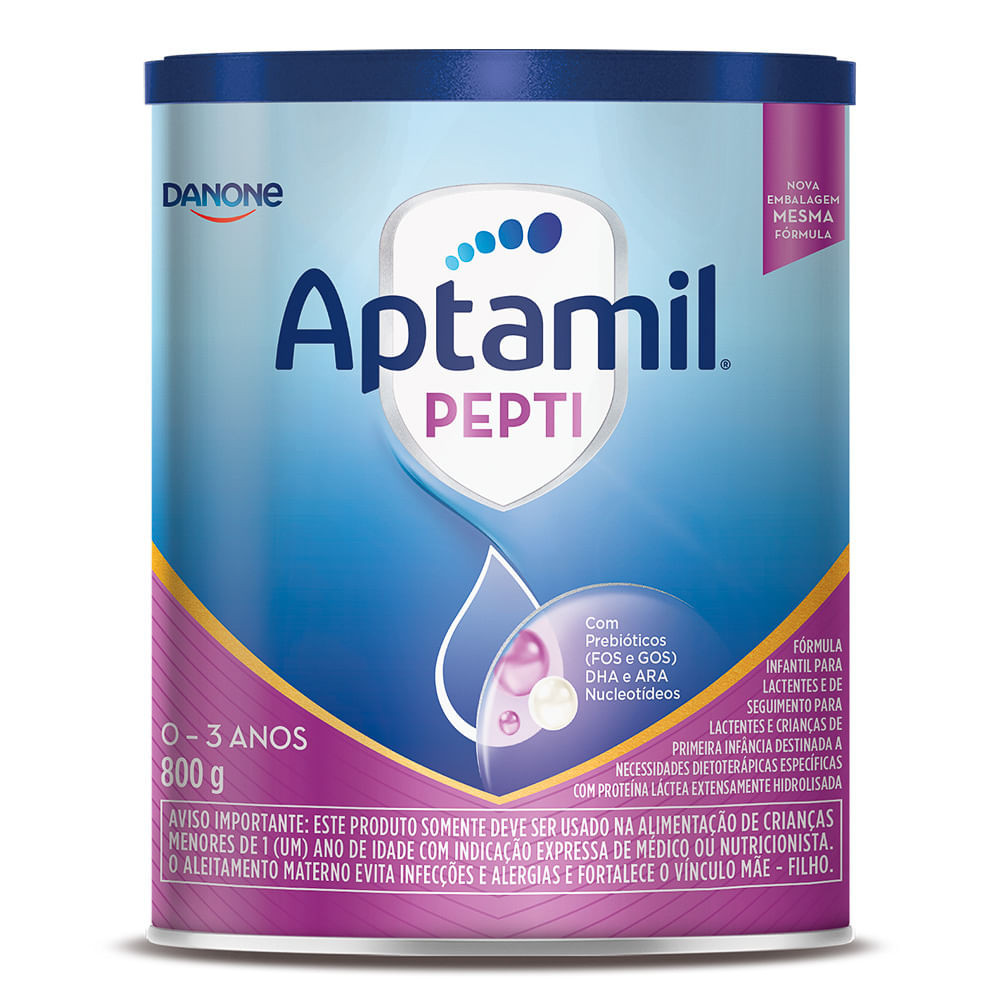 Fórmula Infantil Aptamil Pepti 0-3 Anos 800g Fórmula Infantil Aptamil Pepti 0-3 Anos 800g