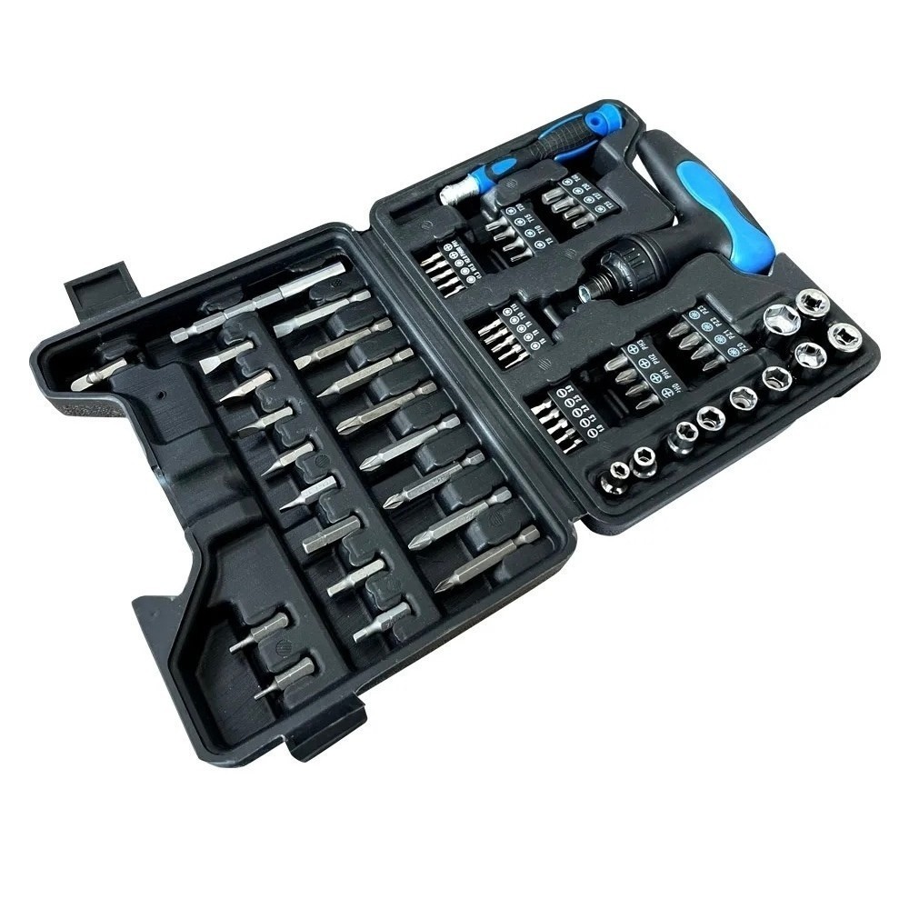 Kit Ferramentas com 63 Peças Ponteira Chave Canhão – DS Kit Ferramentas com 63 Peças Ponteira Chave Canhão – DS