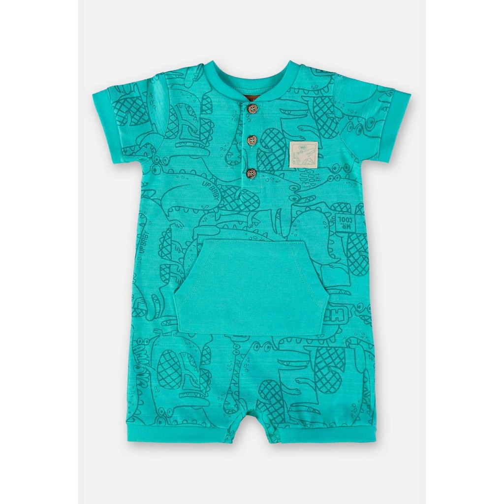 Macaquinho para Bebê Menino em Malha Flamê Up Baby Macaquinho para Bebê Menino em Malha Flamê Up Baby