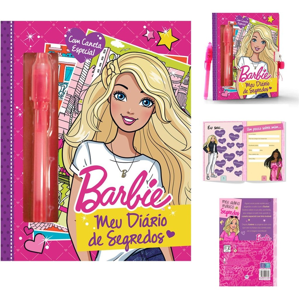Barbie – Meu diário de segredos: Com caneta especial Barbie – Meu diário de segredos: Com caneta especial