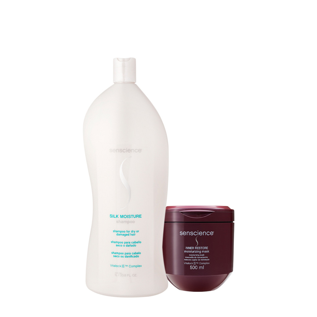 Kit Senscience Silk Moisture Inner Shampoo Máscara G (2 produtos) Kit Senscience Silk Moisture Inner Shampoo Máscara G (2 produtos)