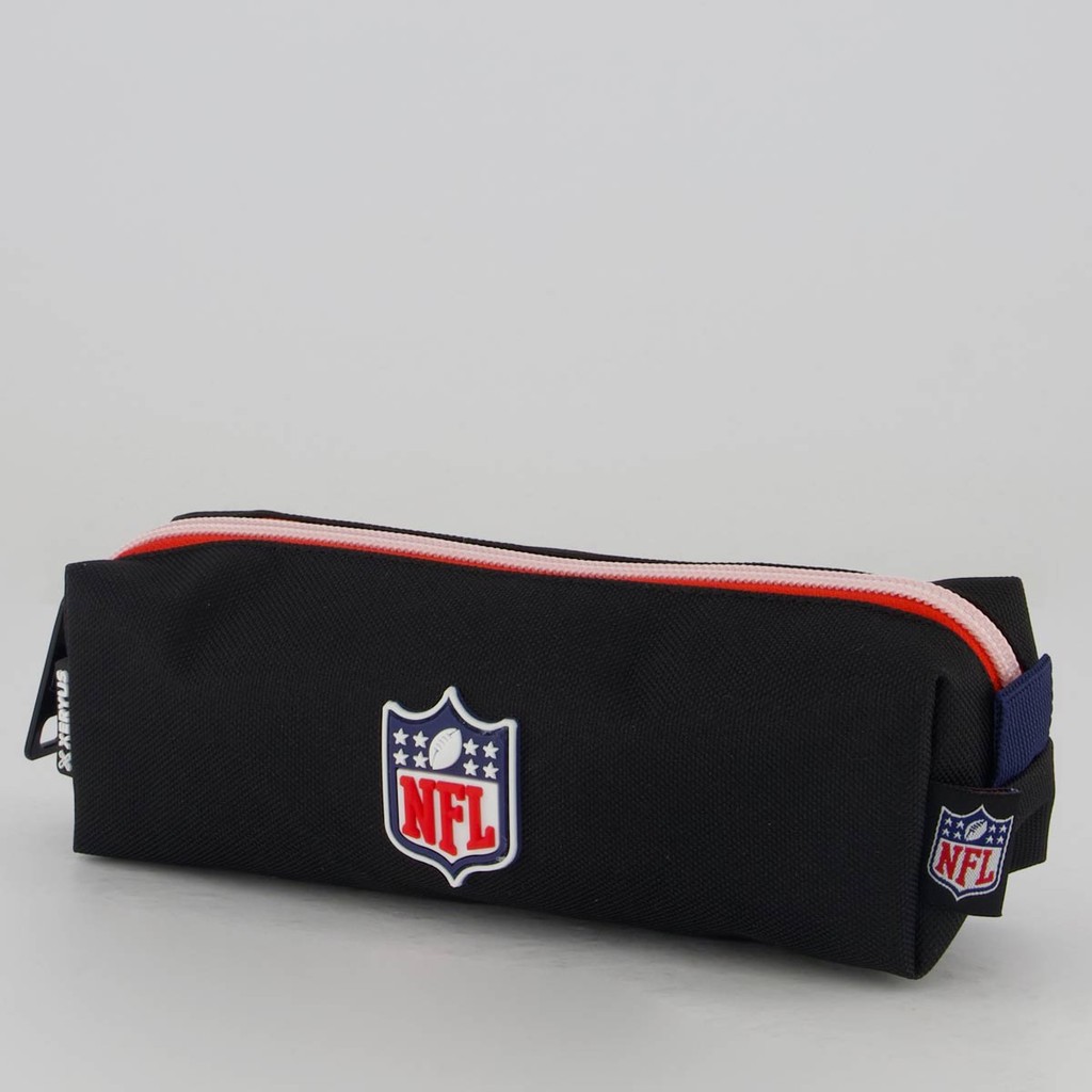 Estojo NFL Esportivo Simples Preto Estojo NFL Esportivo Simples Preto