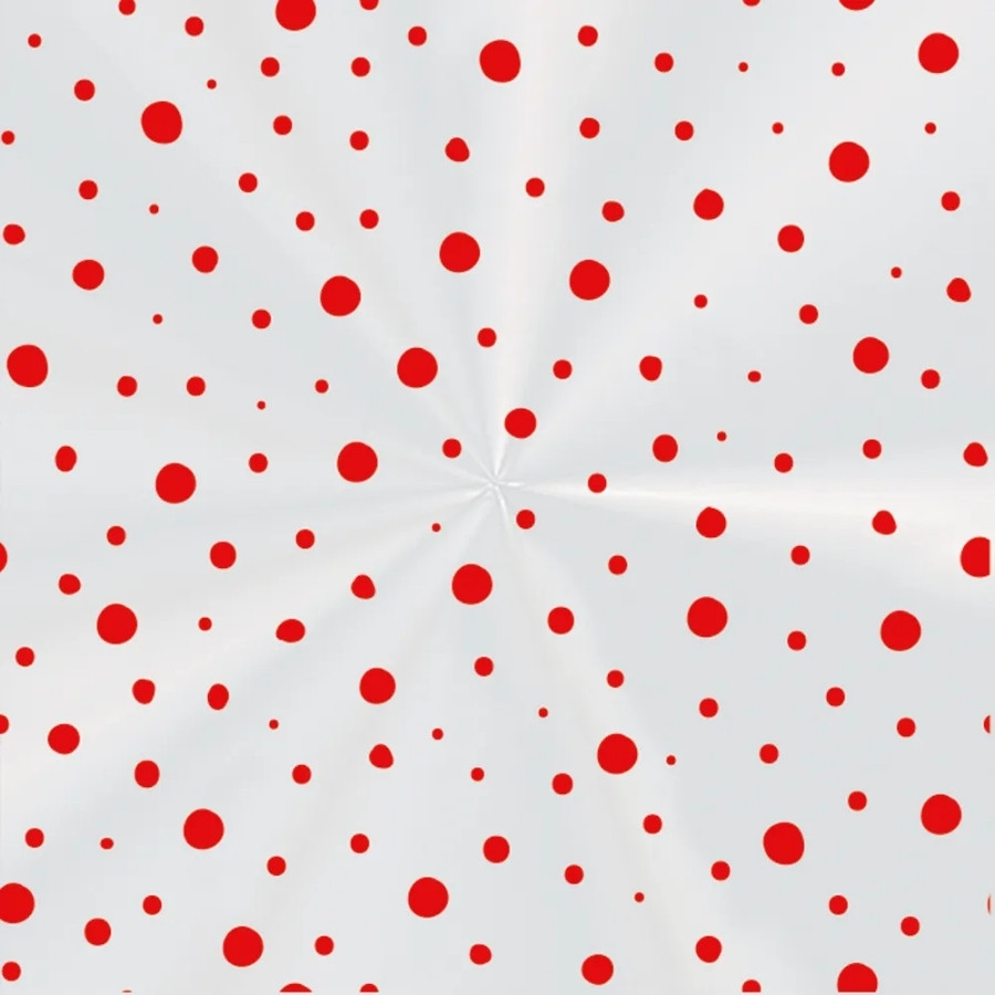 Saco Poli Transparente – Dots Vermelho – 15x22cm – 100 unidades – Cromus – Rizzo Saco Poli Transparente – Dots Vermelho – 15x22cm – 100 unidades – Cromus – Rizzo