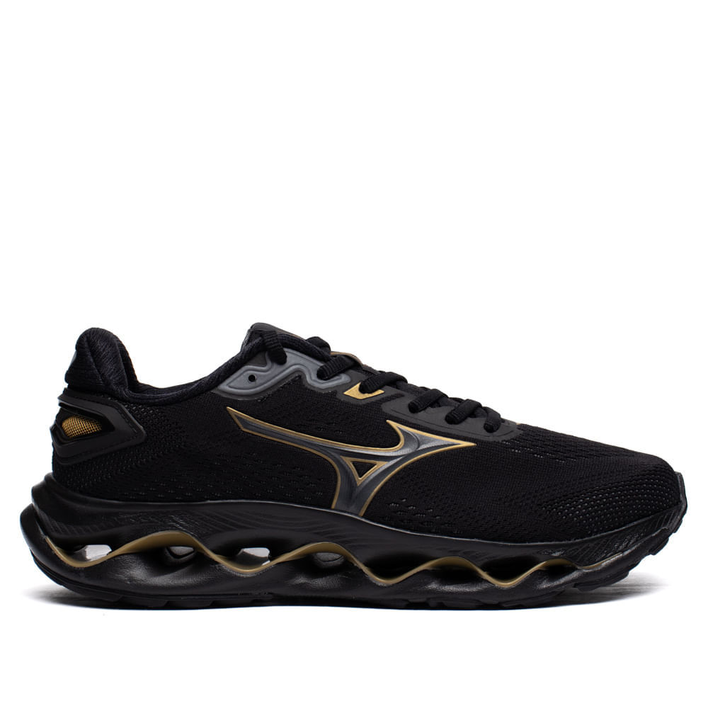 Tênis Masculino Mizuno Wave Legend 5 Esportivo Preto Tênis Masculino Mizuno Wave Legend 5 Esportivo Preto