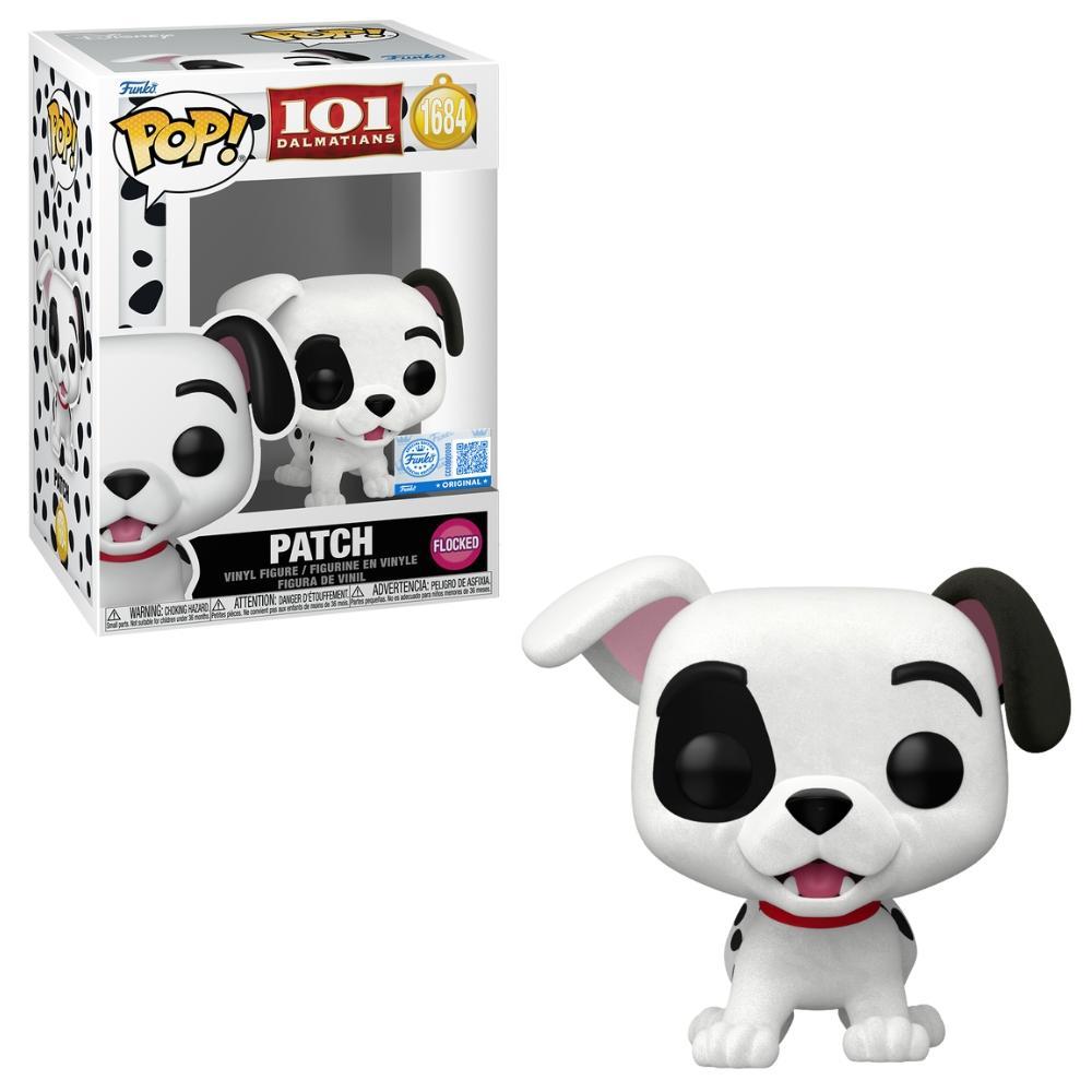 Boneco Funko Pop! Exclusivo Disney 101 Dálmatas – Patch (Flocked) Boneco Funko Pop! Exclusivo Disney 101 Dálmatas – Patch (Flocked)