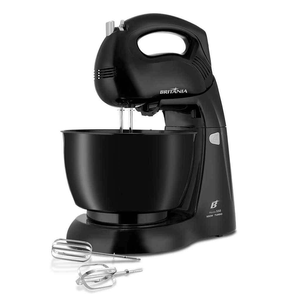 Batedeira Britânia Pérola 550 500W 4 velocidades + Turbo 4,3L Batedeira Britânia Pérola 550 500W 4 velocidades + Turbo 4,3L