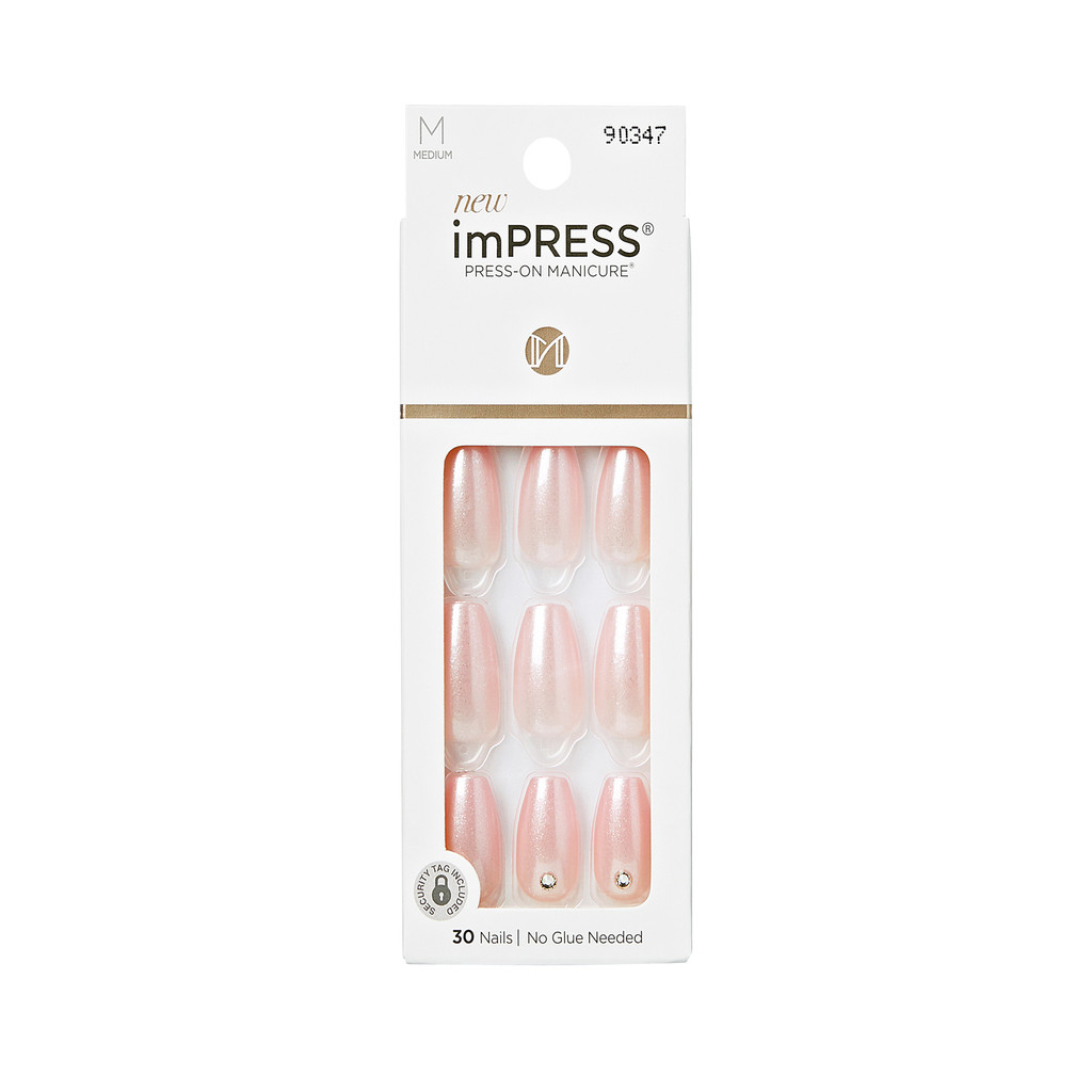 Unha Postiça ImPRESS Glazed Pink – Kiss New York Unha Postiça ImPRESS Glazed Pink – Kiss New York