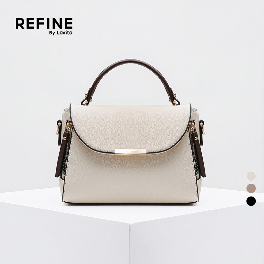 (Refine by Lovito) Casual liso pequeno quadrado Bolsa feminina LFAR9075 (Refine by Lovito) Casual liso pequeno quadrado Bolsa feminina LFAR9075
