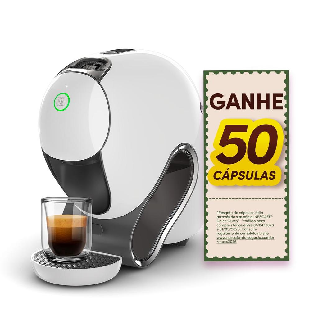 Cafeteira NEO Exclusiva Cafés Pretos Nescafé Dolce Gusto Branca 220v Cafeteira NEO Exclusiva Cafés Pretos Nescafé Dolce Gusto Branca 220v