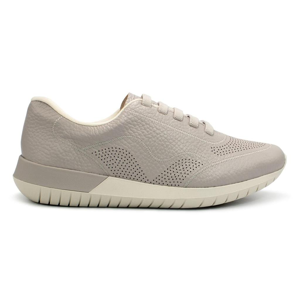 Tênis Usaflex Feminino em Couro Cadarço Elástico Casual AH1721 Tênis Usaflex Feminino em Couro Cadarço Elástico Casual AH1721