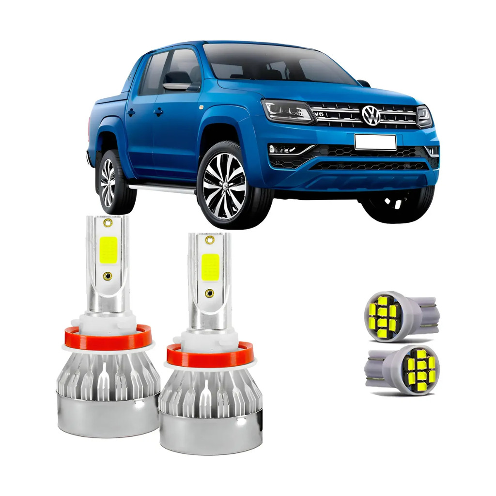 Lâmpadas Ultra Led, Volkswagen Amarok V6 com 20.000 Lúmens e tonalidade 6500k! Lâmpadas Ultra Led, Volkswagen Amarok V6 com 20.000 Lúmens e tonalidade 6500k!