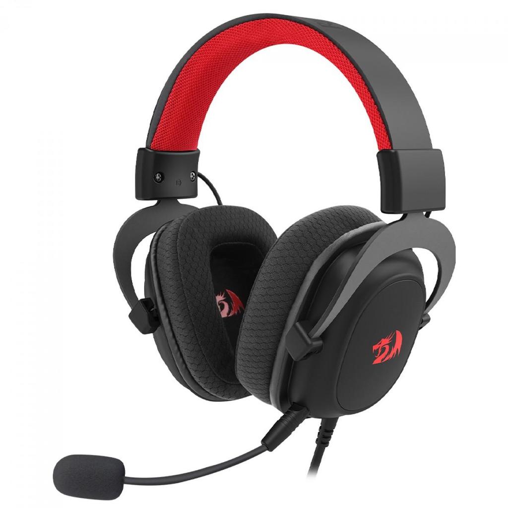 Headset Gamer Redragon Zeus Lite, P3, Drivers de 53mm, Microfone Destacável, Black, H510-LT Headset Gamer Redragon Zeus Lite, P3, Drivers de 53mm, Microfone Destacável, Black, H510-LT