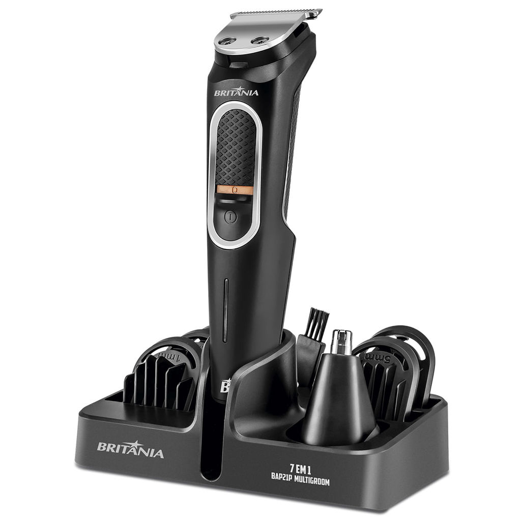 Aparador de Pelos Britânia BAP21P Multigroom 7 em 1 Aparador de Pelos Britânia BAP21P Multigroom 7 em 1