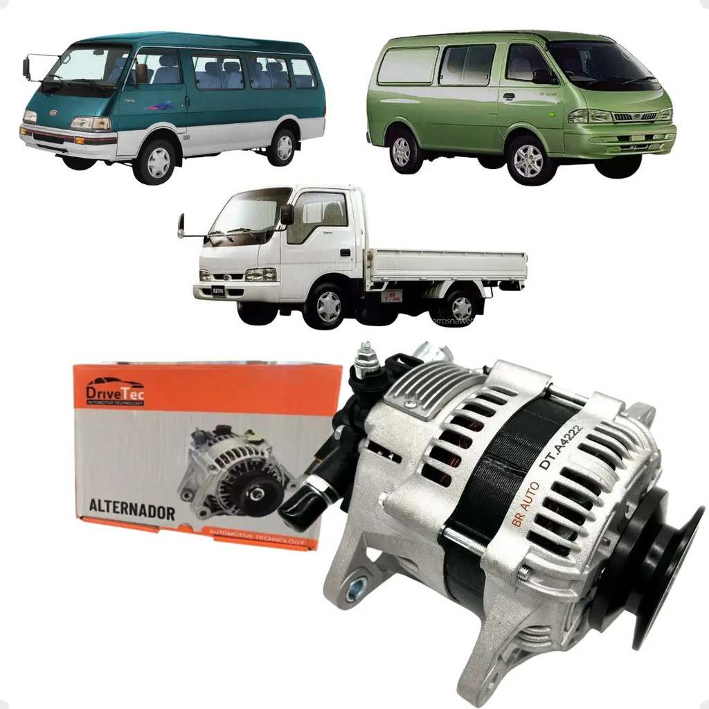 Alternador 12v 75a Topic Besta Bongo 2.7 C/ Bomba Vácuo Alternador 12v 75a Topic Besta Bongo 2.7 C/ Bomba Vácuo
