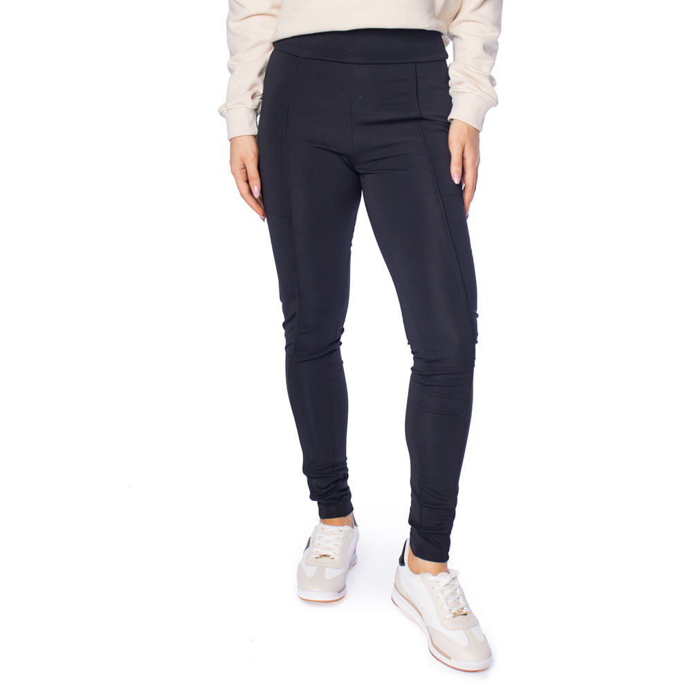 Calça Feminina Olho Fatal Malha Montaria Preto Calça Feminina Olho Fatal Malha Montaria Preto