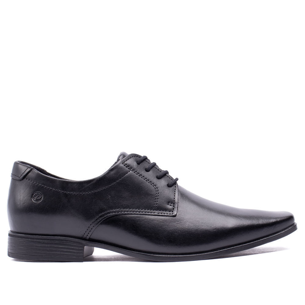 Sapato Masculino Pegada Social Couro Bico Quadrado Preto Sapato Masculino Pegada Social Couro Bico Quadrado Preto