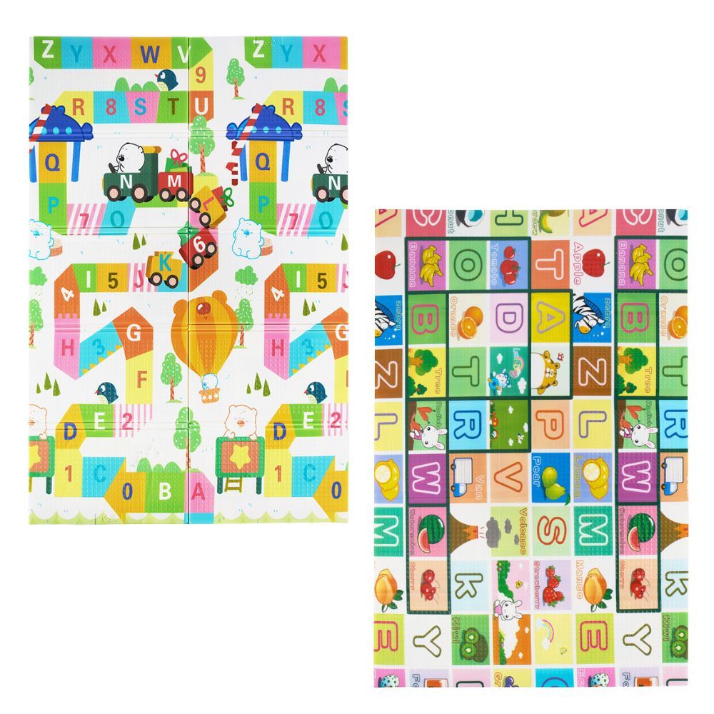 Tapete Infantil Tatame Emborrachado Dupla Face ABC Maxi Baby Tapete Infantil Tatame Emborrachado Dupla Face ABC Maxi Baby