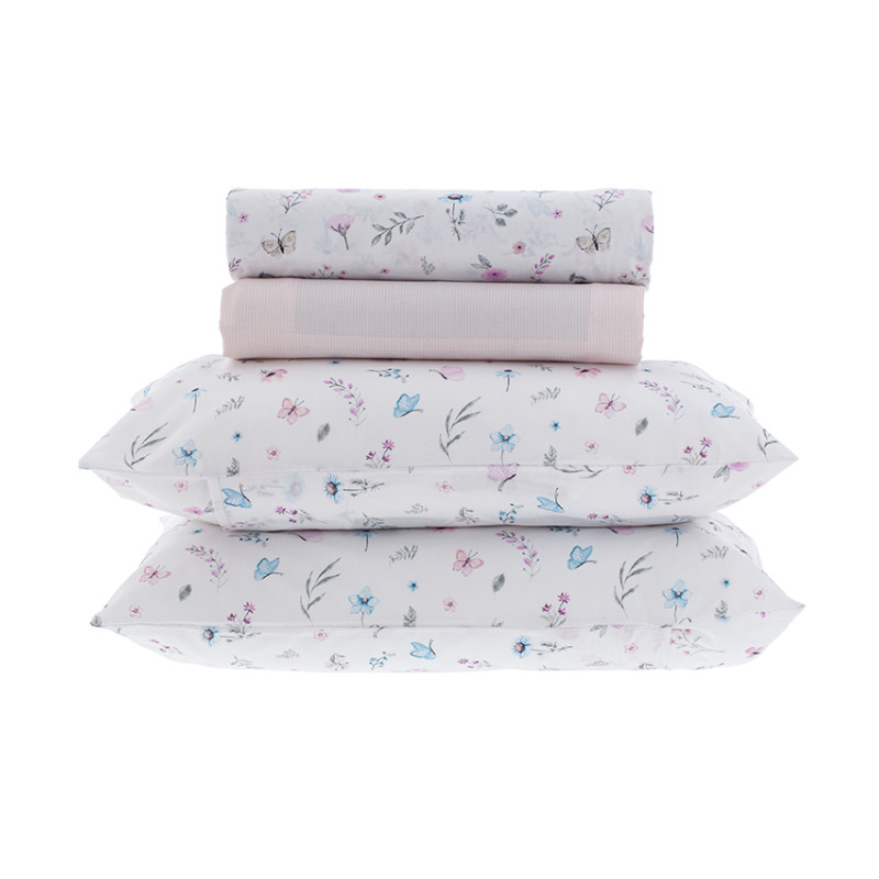 Jogo De Cama 180 Fios New Innovi Kacyumara Mariposy Jogo De Cama 180 Fios New Innovi Kacyumara Mariposy