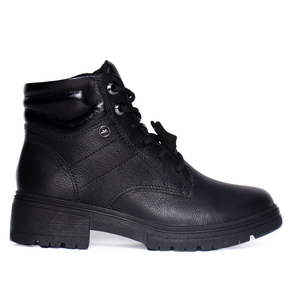Bota Feminina Dakota Coturno Couro Cano Médio Preto Bota Feminina Dakota Coturno Couro Cano Médio Preto