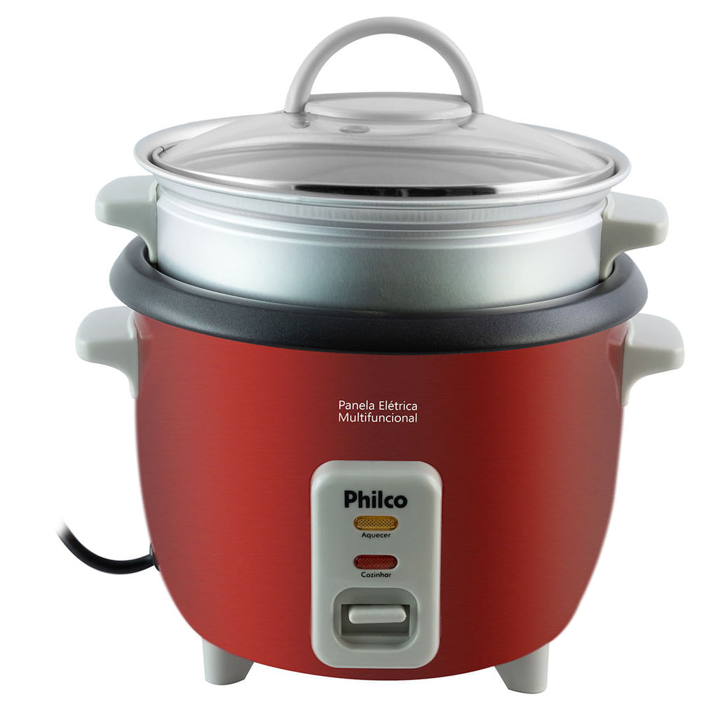 Panela Elétrica Philco Multifuncional 3 Xícaras PPA3V Panela Elétrica Philco Multifuncional 3 Xícaras PPA3V