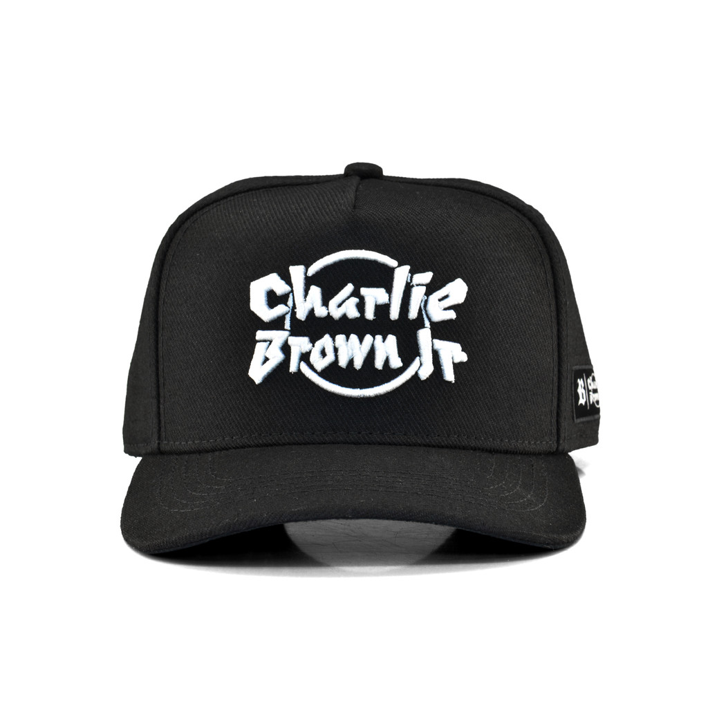Boné Snapback Preto Charlie Brown Jr Boné Snapback Preto Charlie Brown Jr