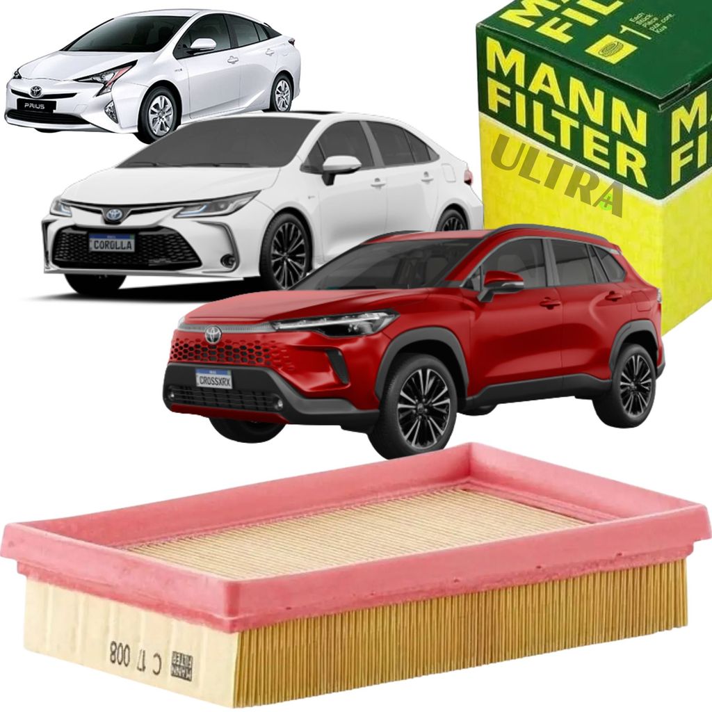 Filtro Ar Toyota Corolla / Corolla Cross / Prius – 1.8 16V Hybrid (Mann-Filter C17008) Filtro Ar Toyota Corolla / Corolla Cross / Prius – 1.8 16V Hybrid (Mann-Filter C17008)