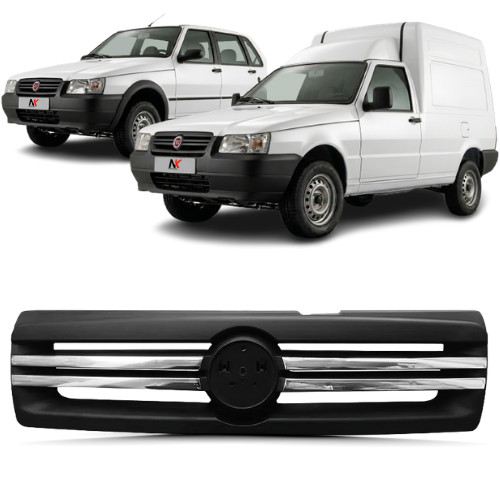 Grade Radiador Uno Fiorino 2009 2010 2011 2012 2013 Preto Friso Cromado Grade Radiador Uno Fiorino 2009 2010 2011 2012 2013 Preto Friso Cromado