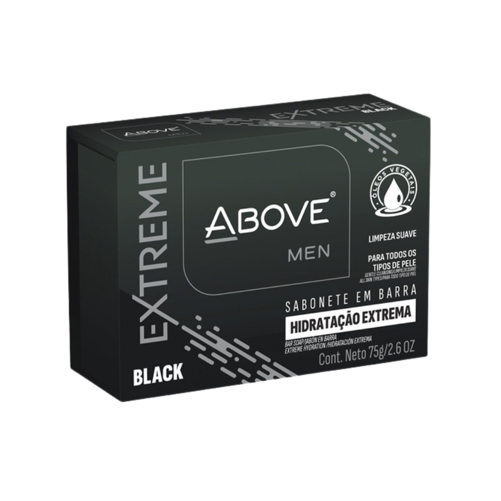 Sabonete em Barra Above Extreme Black 75g Sabonete em Barra Above Extreme Black 75g