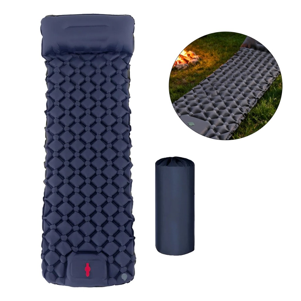 Colchonete Inflável Camping Colchão Ar Isolante Térmico Top Colchonete Inflável Camping Colchão Ar Isolante Térmico Top
