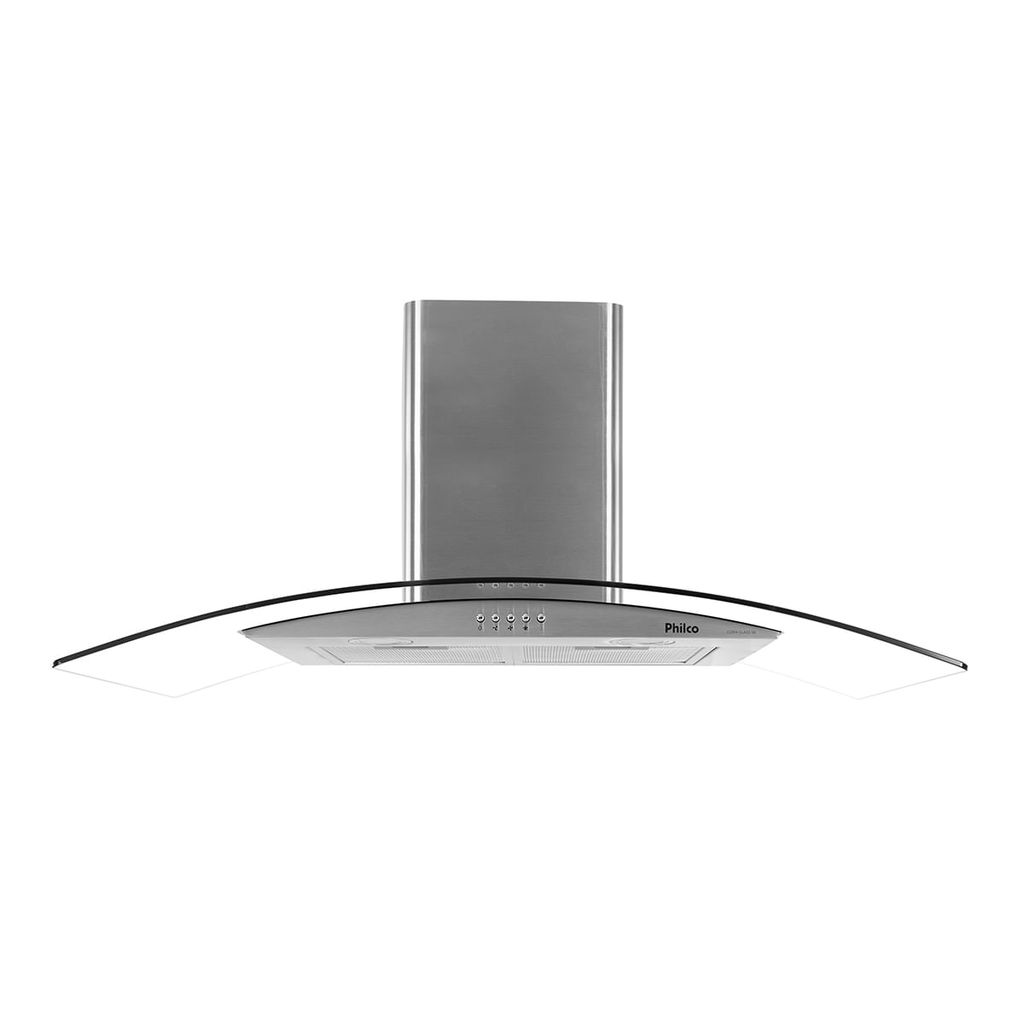 Coifa de Parede Philco Curva 90cm Inox Dupla filtragem PCO90G Coifa de Parede Philco Curva 90cm Inox Dupla filtragem PCO90G