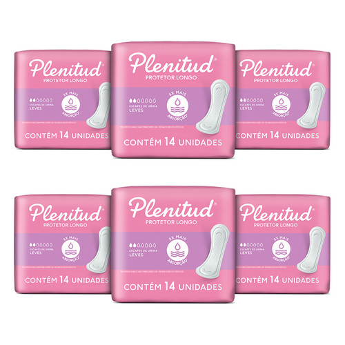 Kit 6 – Protetor Longo Plenitud Femme para Escapes de Urina Kit 6 – Protetor Longo Plenitud Femme para Escapes de Urina