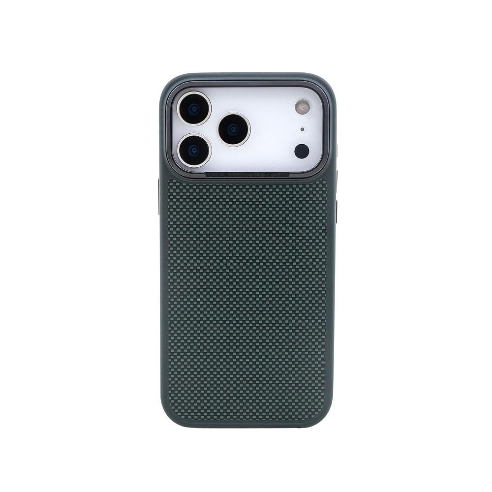 Capa iPhone 17 Pro Kevlar, Originais iPlace, Verde Capa iPhone 17 Pro Kevlar, Originais iPlace, Verde