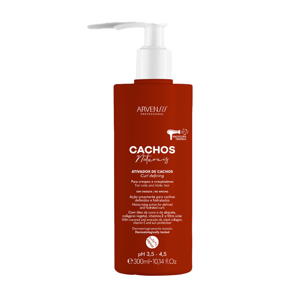 Ativador De Cachos Arvensis Cachos Naturais 300g Ativador De Cachos Arvensis Cachos Naturais 300g