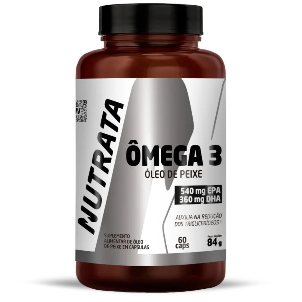 Ômega 3 Óleo De Peixe Pote Com 60 Capsulas Nutrata Ômega 3 Óleo De Peixe Pote Com 60 Capsulas Nutrata