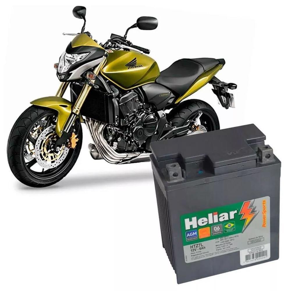 Bateria Moto Cb 600 Hornet Htz7l Powersports Selada 6ah 12v Bateria Moto Cb 600 Hornet Htz7l Powersports Selada 6ah 12v