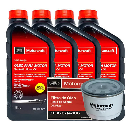 Kit Óleo E Filtro Motorcraft – Original Ford Ka Fiesta Focus