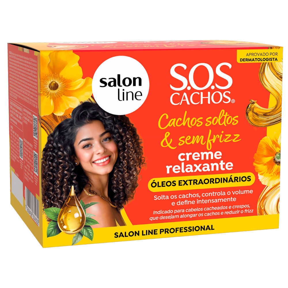 Creme De Relaxamento Salon Line SOS Cachos Soltos E Sem Frizz 200g Creme De Relaxamento Salon Line SOS Cachos Soltos E Sem Frizz 200g